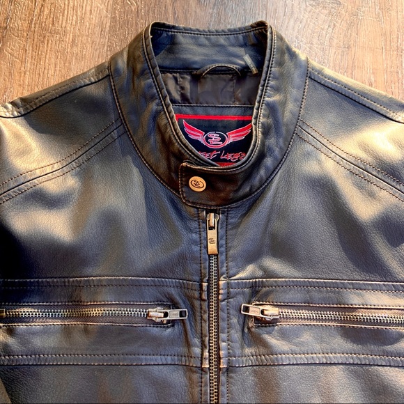 Street Legal Faux Leather Jacket small - Picture 2 of 8